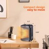 Space Heater for Indoor Use, 1500W PTC Ceramic Heater with