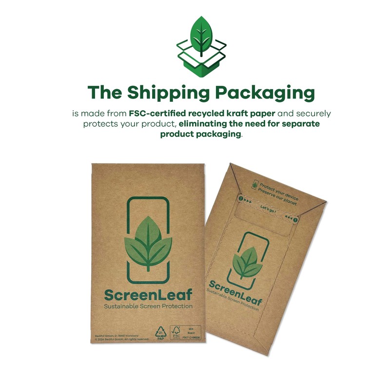 ScreenLeaf Pack of 2 Screen Protectors 3.7 Inches for Standard