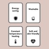 Graphene Hand Warmer USB Waterproof Dual Sided Heating Electric Hand
