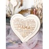 Spruchreif Breakfast Board in Heart Shape, Bread Board with Engraving,