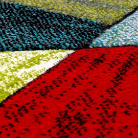 Paco Home Colorful Area Rug with Geometric Shapes in Multicolor, Size: 5'3" x 7'7"