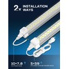 Super Bright 50W Led Shop Lights 4FT 10-Pack 5000K 7500LM