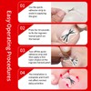 Upgraded Titanium Alloy Ingrown Toenail Corrector with Upgraded 6-Angle Shape,3x