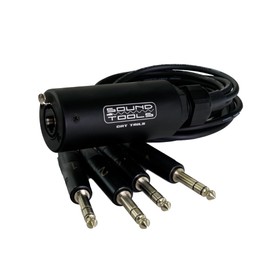 Sound Tools 4 Male TRS 24" Breakout Tails to Female etherCON (1/4 inch Breakout)