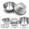 GOIYZTTR Pack of 20 Sauce Bowls, 304 Stainless Steel Mini