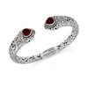 DEVATA Sterling Silver 925 and 18K Gold with Garnet Bali