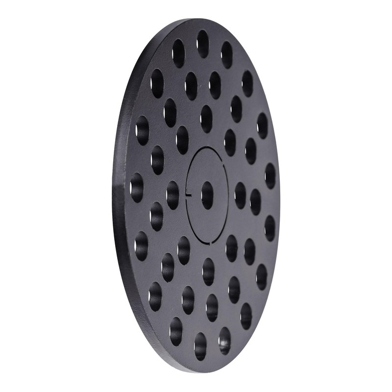 Baudelun 6 inch Drain Cover with Integrated Ports, Floor Drain