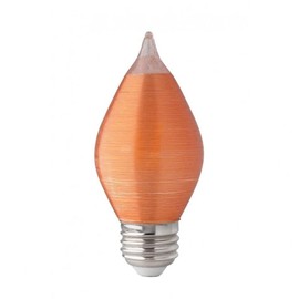 Satco S23412 Medium Light Bulb in Bronze/Dark Finish, Spun Amber