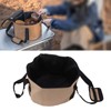 Camping Storage Bag Bucket Shape Large Capacity Waterproof Canvas Portable