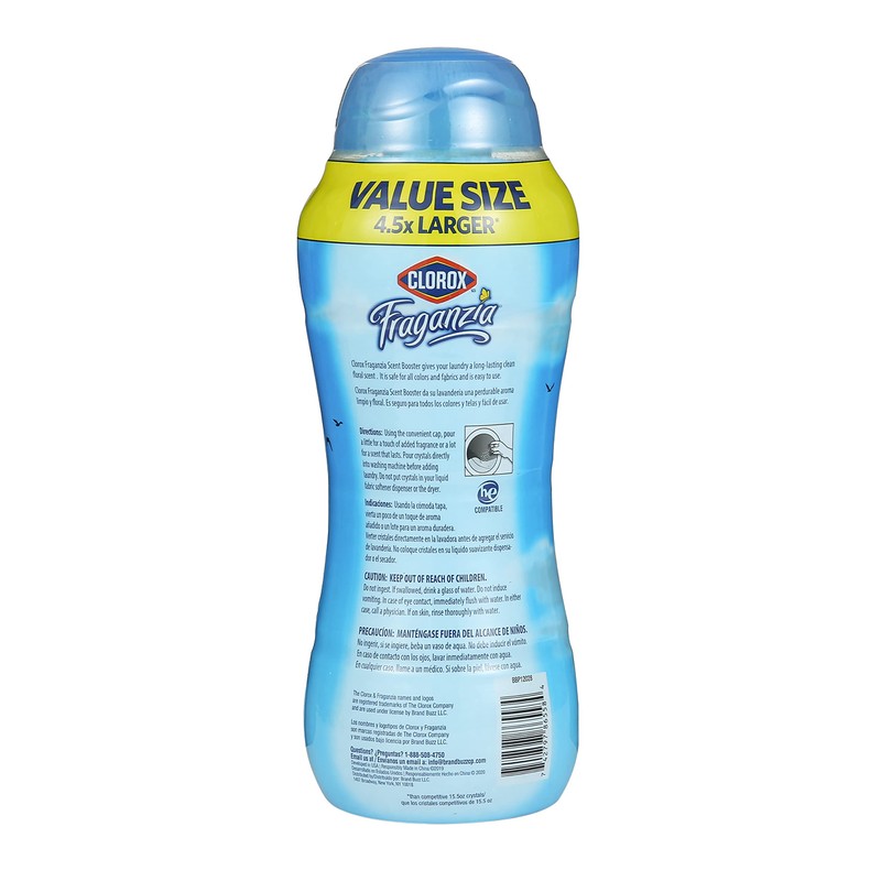 Clorox Fraganzia Laundry Scent Booster Crystals in Morning Sky Scent