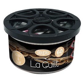 Flava Flava Couture Car Air Freshener Tin - La Guilt (Pack of 1) - Strong, Odour Eliminating Designer Perfume Inspired Car Accessories ?C Premium Scented Air Freshener for Men or Women - Lasts 60 Days