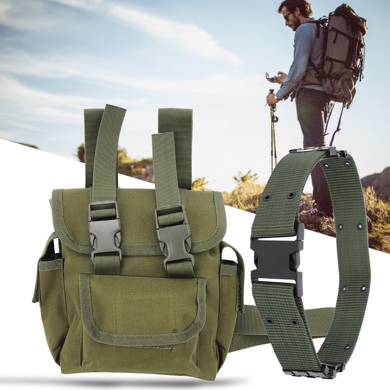 Outdoor Nylon Tactics Sport Thigh Leg Bag Shoulder Hip Package