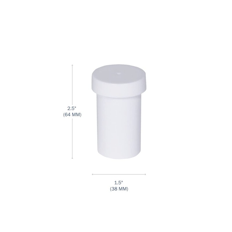 EZY DOSE Ointment Jar and Container, Screw on Cap, 1