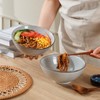 NUTRIUPS Set of 2 Ceramic Ramen Bowls with Spoons &