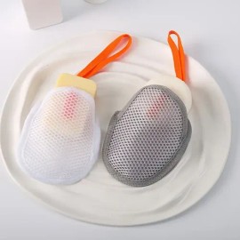 Bolsa De Jabón Con Malla De Espuma De Doble Cara De 1 Pieza