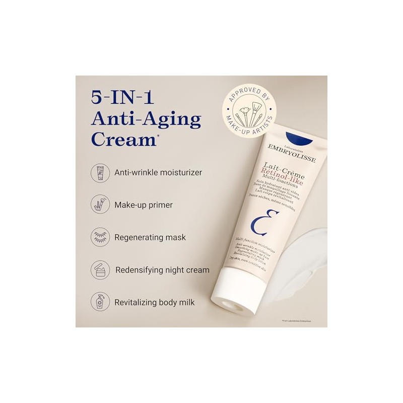 Embryolisse Crema Hidratante Antienvejecimiento Base Maquillaje Alternativa Retinol Lait Pieles