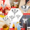 3pcs Stainless Steel Funnel Set - Versatile Kitchen Funnels for