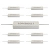 Qjaiune 10Pcs Cement Resistor 10W 500 Ohm Resistor, Ceramic Resistor