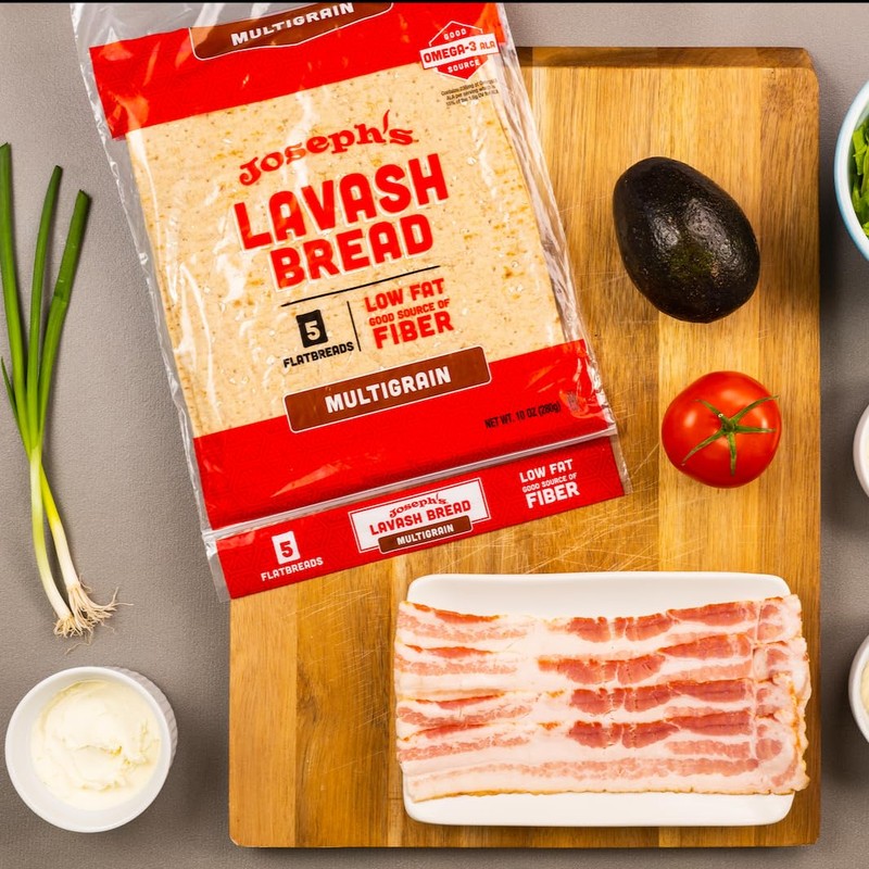 Joseph's Lavash Bread Value 3-Pack, Multigrain, Reduced Carb, Low Fat