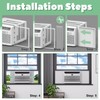 Memrita Window Air Conditioner Side Panels with Adjustable Frame, Universal
