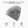 Lambs EMF-Proof Beanie for Men & Women - Wavestopper™ Silver