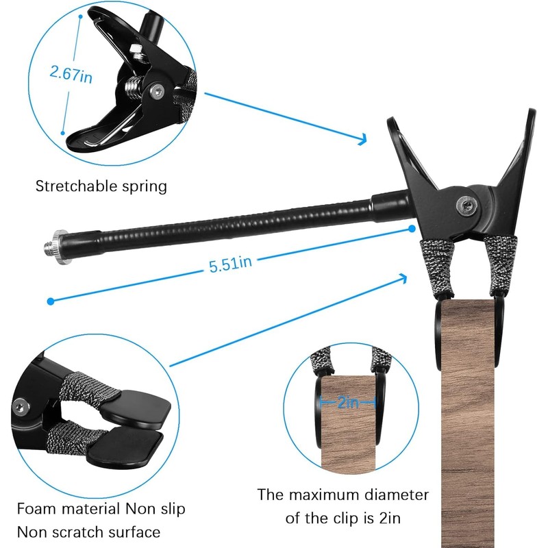 HOLACA Plastic Case + Clip Holder Compatible with Flashing Camera