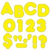 Trend Yellow 4" Casual Uppercase Ready Letters, Bulletin Board Decor,