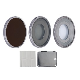 3pcs Camera ND Filter Kit UV CPL ND16 Action Camera Filter Optical Glass Drone Lens Filter Accessories for Osmo Action 4