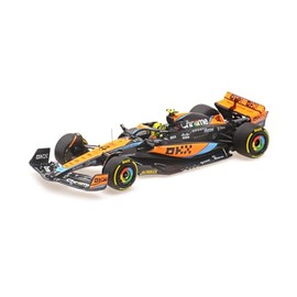 Minichamps 537235504 McLar MCL60 Lando Norris 2nd Place Hungarian GP 2023 - Scale 1/43 - Model Car