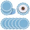 100pcs Blue Cielito Lindo Paper Placemats, HYMENEX Mexican Table Mats