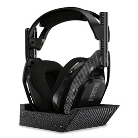 MightySkins Carbon Fiber Skin Compatible with Astro A50 Wireless Headphones + Base Station (Gen 4) - Dewdrop | Protective, Durable Textured Carbon Fiber Finish | Easy to Apply | Made in The USA