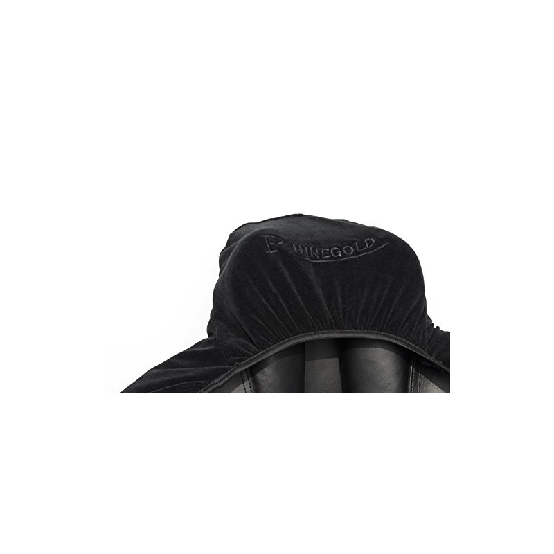 Rhinegold Stretch Jersey Saddle Cover - Black