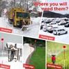 Reflective Driveway Markers - 50”High Visiblility Driveway Reflectors Double Sided
