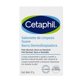 Cetaphil Barra Dermolimpiadora Facial Corporal Piel Sensible Seca 127 g
