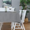 LivinEase 100% cotton tablecloth (grey, tablecloth (142 x 230 cm))