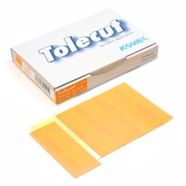 Tolecut PSA 4-Cut Block Sanding Sheets, Orange K-1200, 191-1546, 25 Sheets