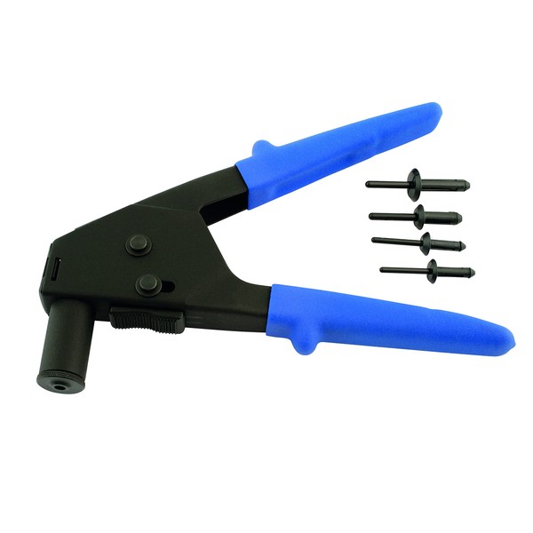 Laser 5494 Long Reach Plastic Riveter with 40 Rivets