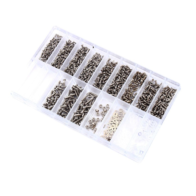 Small Screw Kit, Micro Screws Stainless Steel Small Tiny Screws