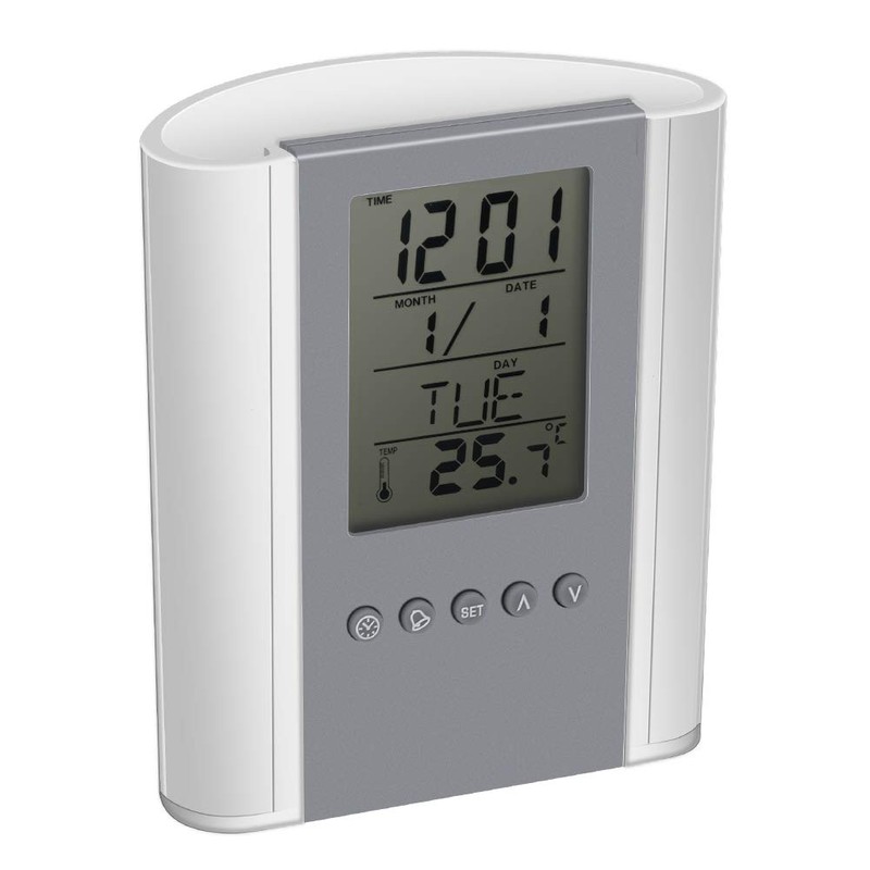 Digital Clock Pen Holder Multifunctional Digital Alarm Clock Temperature Time