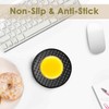 Silicone Coasters 6 Pack with Holder, Drink Coasters Set for