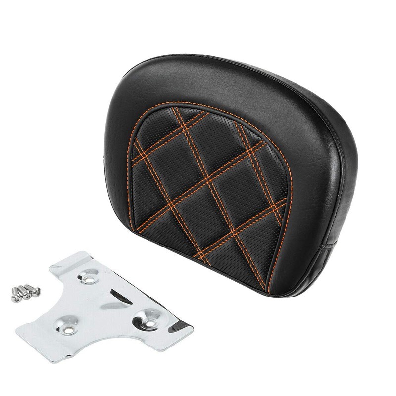 Detachable Passenger Sissy Bar Backrest Pad Fit For Harley 1997-2023