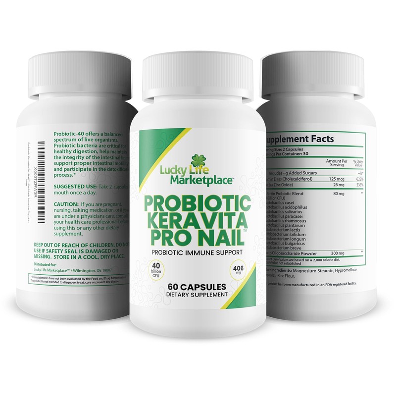 Probiotic Keravita Pro Nail - Probiotic Immune Support to Help