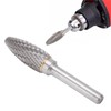 Double Cut Carbide Burr Rotary File Tree Shape Multipurpose for