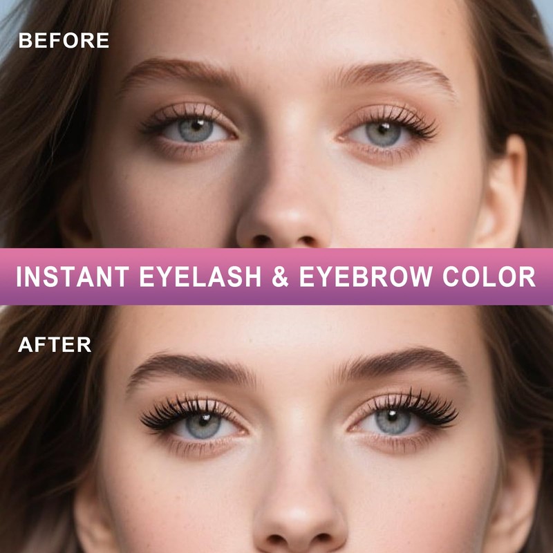 2-In-1 Brow & Lash Tint Kit, Black Eyelash & Eyebrow