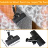 for Shop Vac Turbo Brush Head 1.25" Plus 2 1/2