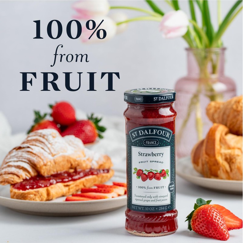 St. Dalfour Strawberry Fruit Spread - 10oz - 100% from