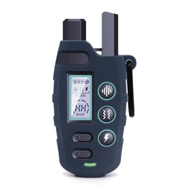 Ermorgen Compatible for Bousnic Dog Shock Collar (Model RS2) Remote Control Case, Soft Silicone Skin Protective Cover Shock-Absorbing with Keychain - Dark Blue (Device Not Included)