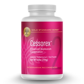 Cessorex Allergy Relief and Skin Immune Function Support Supplement for Dogs by Gold Standard Herbs, All Natural Bupleurum Combination, 250 gram Powder