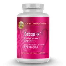 Cessorex Allergy Relief and Skin Immune Function Support Supplement for Dogs by Gold Standard Herbs, All Natural Bupleurum Combination, 250 gram Powder