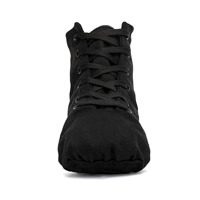 Smithmelody Canvas Jazz Dance Boots Ballet Dancing Sneakers for Adult